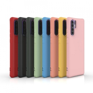 Husa Huawei P30 PRO -Soft Color Case flexible gel-neagra - Img 3
