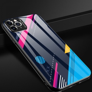 Husa Iphone 11 PRO MAX -Color Glass-cu sticla securizata- pattern 4 - Img 5