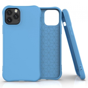 Husa Iphone 11 PRO -Soft Color Case flexible gel-albastra - Img 1