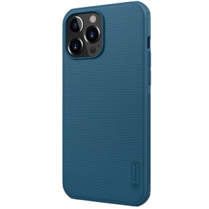Husa Iphone 13 Pro Max -Nillkin Super Frosted Shield Case Albastra - Img 6