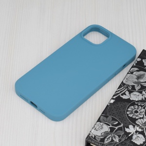 Husa iPhone 14 -Soft Edge Silicone Albastra - Img 4