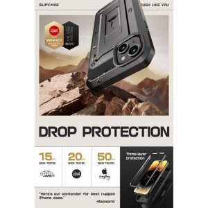 Husa iPhone 15 Supcase Unicorn Beetle Pro -Neagra - Img 2