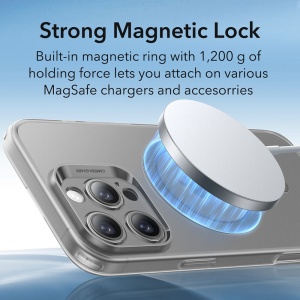 Husa iPhone 16 Pro Max ESR Zero HaloLock Frosted Grey - Img 2