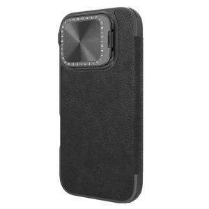 Husa iPhone 16 Pro Max - Nillkin Qin Prop Leather Case Neagra - Img 2
