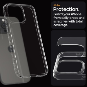 Husa iPhone 16 Pro Max Spigen Ultra Hybrid Crystal Clear - Img 8