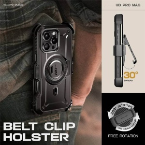 Husa iPhone 16 Pro Supcase UB Pro Mag Magsafe Neagra - Img 3