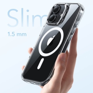 Husa iPhone 17 Classic Hybrid HaloLock Kickstand transparenta - Img 6