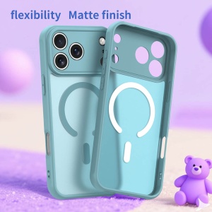 Husa iPhone 17 Pro HaloFrost Magsafe Mint Green - Img 2