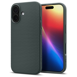Husa iPhone 17 Spigen Liquid Air Abyss Green