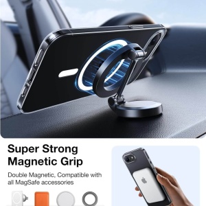 Husa iPhone 17 Torras SlimFit MagSafe Series transparenta - Img 3