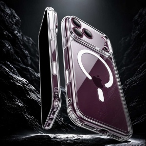 Husă iPhone 18 Pro Max - ESR Classic Hybrid HaloLock - Clear - Img 4