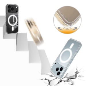 Husă iPhone 18 Pro Max și iPhone 17 Pro Max Techsuit MagSafe Pro, Transparenta - Img 2