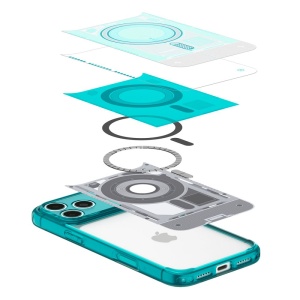 Husă iPhone 18 Pro Max Spigen Ultra Hybrid C-One - Bondi Blue - Img 9