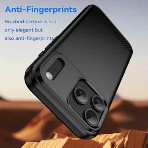 Husă iPhone 18 Pro - Techsuit Carbon Silicone - Black - Img 10