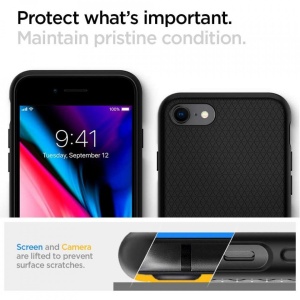 Husa Iphone 7 -Spigen Liquid Air- Negru mat - Img 6
