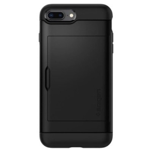Husa Iphone 8 Plus/Iphone 7 Plus-Spigen Slim Armor CS Neagra - Img 2