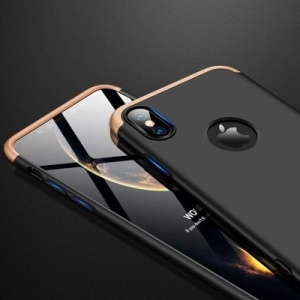 Husa Iphone XR-GKK -Negru cu Auriu - Img 6