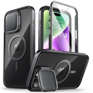Husa pentru iPhone 15 Pro Max i-Blason Shield Mag Case Neagra - Img 1