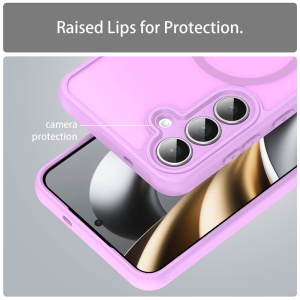 Husa Samsung Galaxy A17 HaloFrost Magsafe roz - Img 4