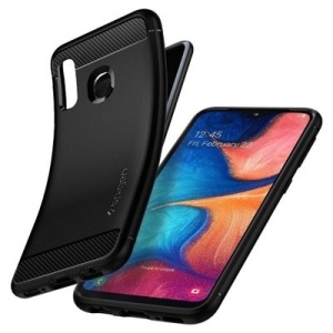 Husa Samsung Galaxy A20e -Spigen Rugged Armor Matte Black - Img 6