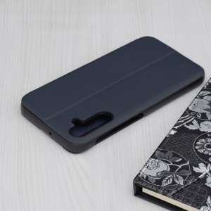 Husa Samsung Galaxy A25 -Eco Leather View Case-Albastru inchis - Img 2