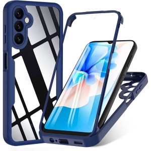 Husa Samsung Galaxy A26 ColorVerse 360 + Screen Protector margine albastra - Img 1