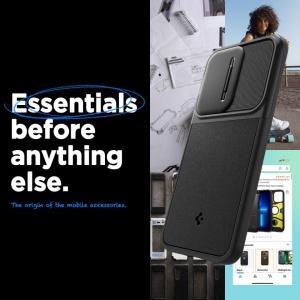 Husa Samsung Galaxy A55 Spigen Optik Armor neagra - Img 5