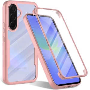 Husa Samsung Galaxy A56 / A36 5G ColorVerse 360 + Screen Protector margine roz - Img 1
