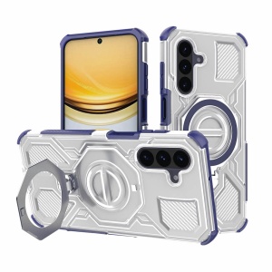 Husa Samsung Galaxy A57 Carbon Shield PRO Blue transparent