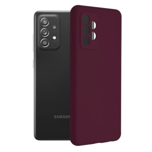 Husa Samsung Galaxy A72 4G/5G -Soft Edge Silicone Plum - Img 1