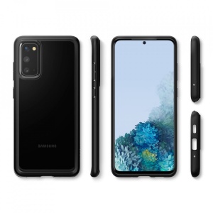 Husa Samsung Galaxy S20 - Spigen Ultra Hybrid-Negru Mat - Img 2