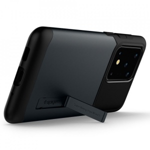Husa Samsung Galaxy S20 Ultra -Spigen Slim Armor - Metal Slate - Img 8