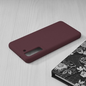 Husa Samsung Galaxy S21 FE Soft Edge Silicone Purple Plum - Img 5