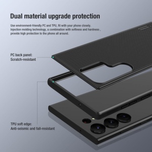 Husa Samsung Galaxy S23 Ultra -Nillkin Super Frosted Shield Case Albastra - Img 7