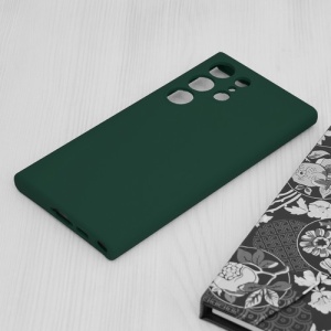 Husa Samsung Galaxy S23 Ultra Soft Edge Silicone Verde inchis - Img 3