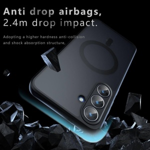 Husa Samsung Galaxy S26 PureFrost MagSafe Frosted Black - Img 5