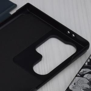 Husa Samsung Galaxy S26 Ultra Eco Leather View Case albastru inchis - Img 2