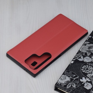 Husa Samsung Galaxy S26 Ultra Eco Leather View Case rosie - Img 3