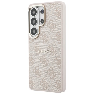 Husa Samsung Galaxy S26 Ultra Guess 4G Embossed Ring MagSafe Roz - Img 6