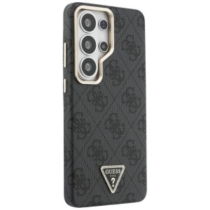 Husa Samsung Galaxy S26 Ultra Guess 4G Triangle Logo MagSafe Neagra - Img 2