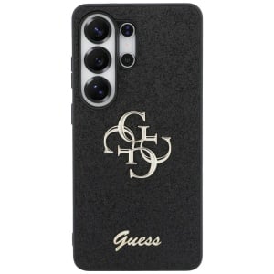 Husa Samsung Galaxy S26 Ultra Guess Fixed Glitter Big 4G Metal Logo neagra - Img 2