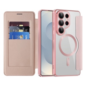 Husa Samsung Galaxy S26 Ultra SmartMag Book Case Roz