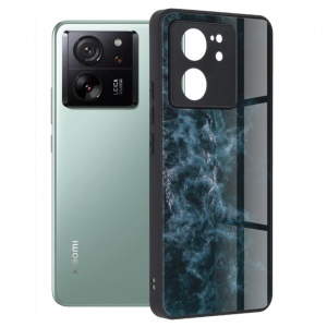 Husa Xiaomi 13T Pro / 13T - Printing Glass Blue Nebula
