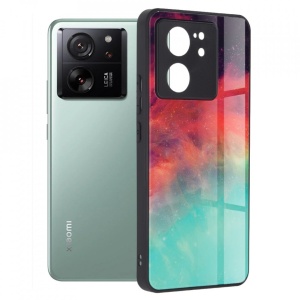 Husa Xiaomi 13T Pro / 13T - Printing Glass Fiery Ocean