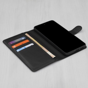 Husa Xiaomi Redmi 15C Leather Folio Neagra - Img 4