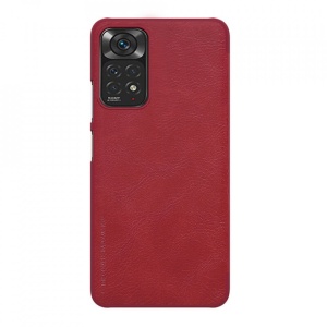 Husa Xiaomi Redmi Note 11/ Note 11s - Nillkin Qin Leather Case Rosie - Img 1
