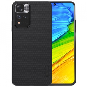 Husa Xiaomi Redmi Note 11 Pro+ - Nillkin Super Frosted Shield Pro Neagra - Img 3