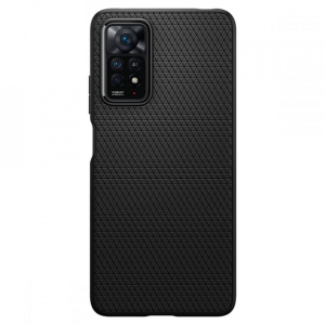 Husa Xiaomi Redmi Note 11 Pro -Spigen Liquid Air- Negru mat - Img 4