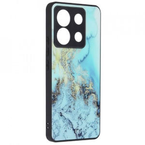 Husa Xiaomi Redmi Note 13 Pro 5G - Printing Glass Blue Ocean - Img 4