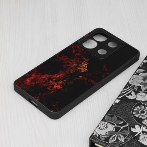 Husa Xiaomi Redmi Note 13 Pro 5G - Printing Glass Red Nebula - Img 4